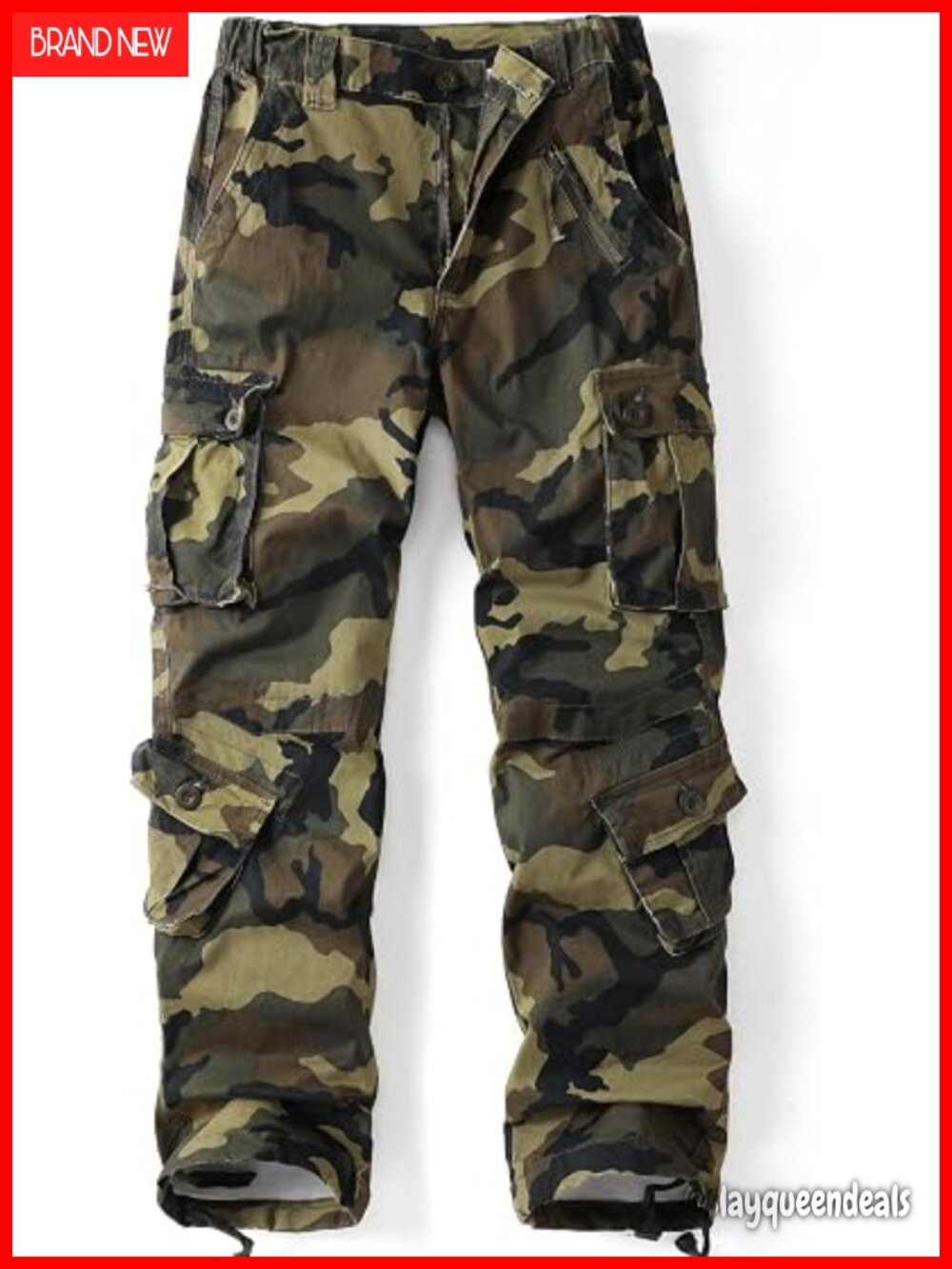 Women's Cargo Pants Work Camo Cotton Combat Wild Outdoor Ripstop Trousers 8